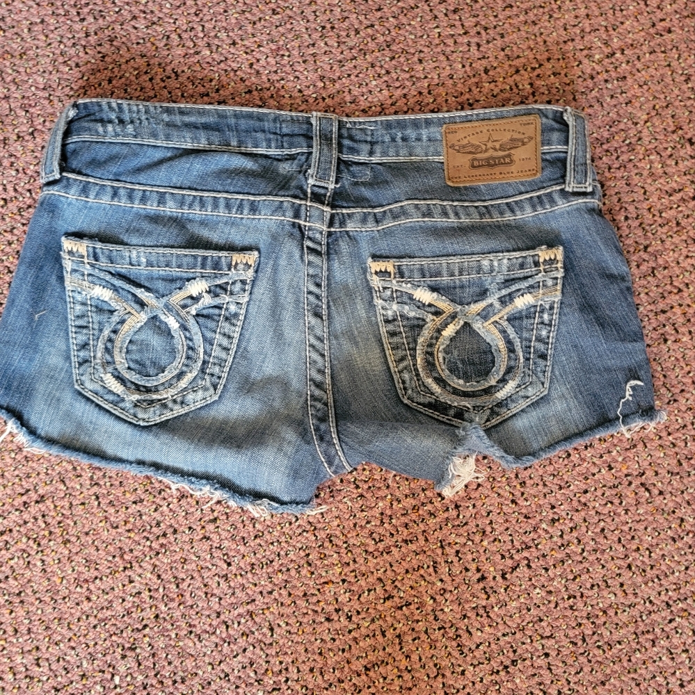 Big star cutoff shorts